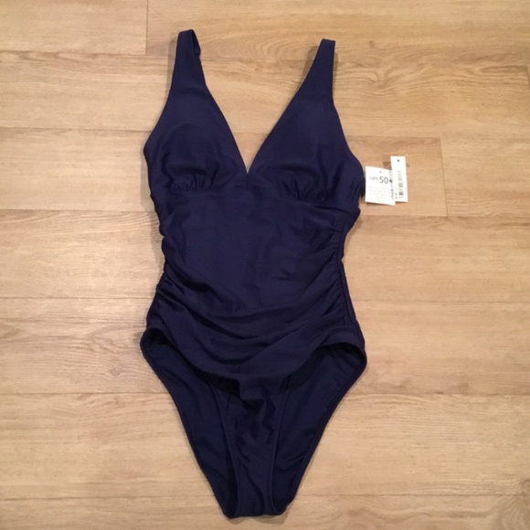 Women's Plunge Tummy Control Shaping Swimsuit - Picture 4 of 6